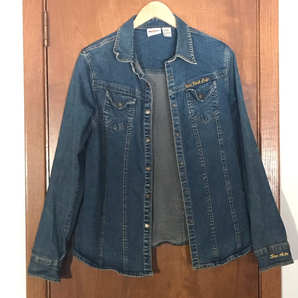 Hard Rock Cafe vintage jean jacket